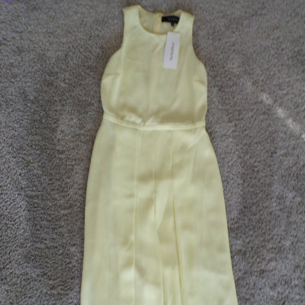 Gucci Italian Pastel  yellow silk blend Midi dress 40 - Picture 2 of 8